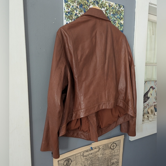 ABLE Maha Leather Jacket in Whiskey - Picture 6 of 10